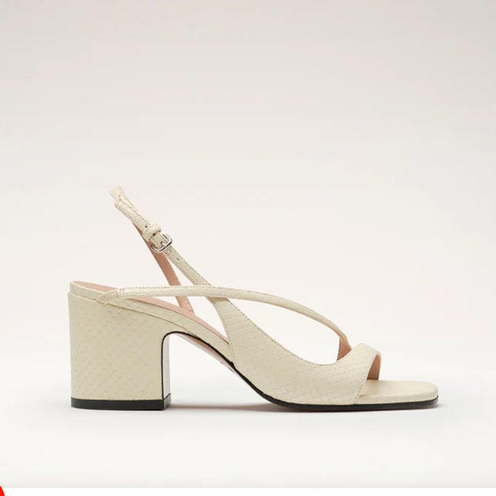 Nomasei VENUS - Sandals - Embossed White Pompeii - NWOT
